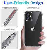 Perfeqt - iPhone 12 Pro Max - Transparant - Siliconen hoesje