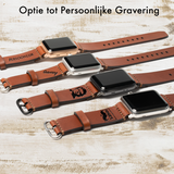 Bouletta lederen Smartwatchbandje 38 mm / 40 mm - Vegetal Brown