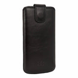 Bouletta iPhone 12 (Pro) Sleeve Insteekhoesje met vakjes - Rustic Black