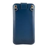 Pulledro iPhone 13 Leder Pouch & BackCover - Dark Blue