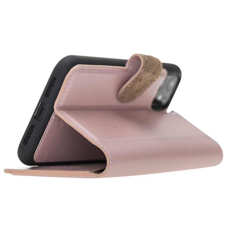 Bouletta - iPhone 11 - Uitneembare BookCase - Nude Pink