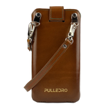 Pulledro iPhone 12 (Pro) Leder Pouch & BackCover - Ởlive Ƈognac