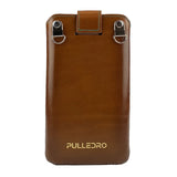 Pulledro iPhone 14 Pro Leder Pouch insteekhoesje & BackCover - Ởlive Ƈognac