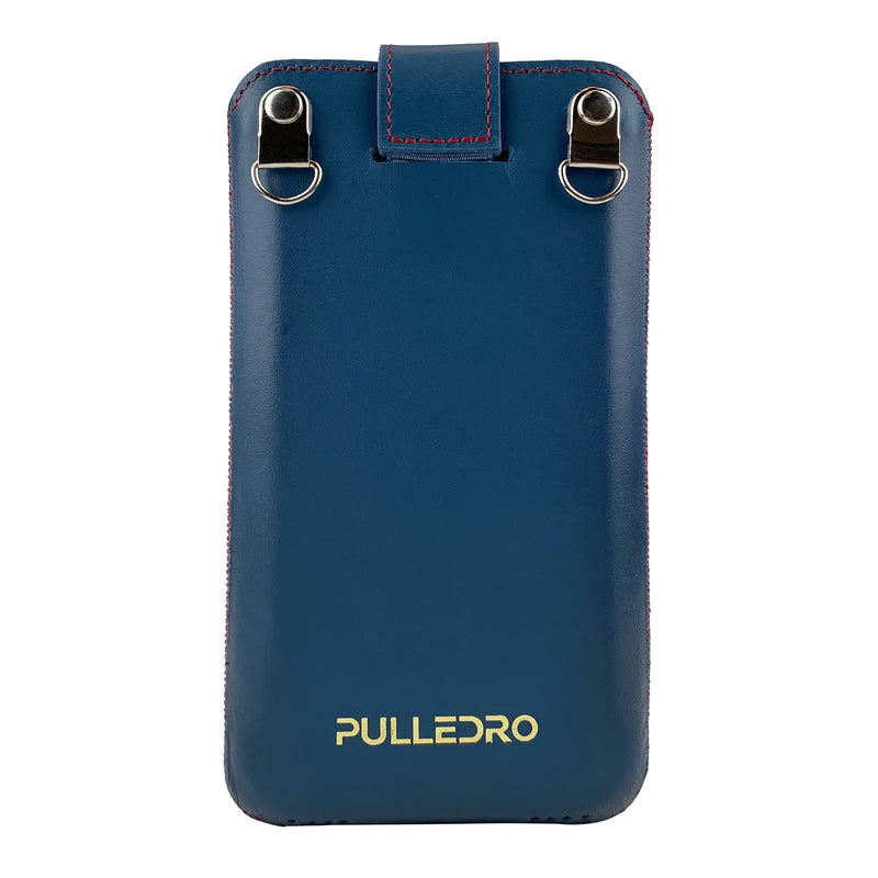 Pulledro iPhone 14 Pro Leder Pouch insteekhoesje & BackCover - Reȸlue