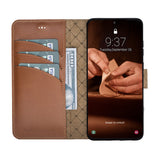 Bouletta Samsung Galaxy S23 Plus Uitneembare BookCase - Burned Cognac