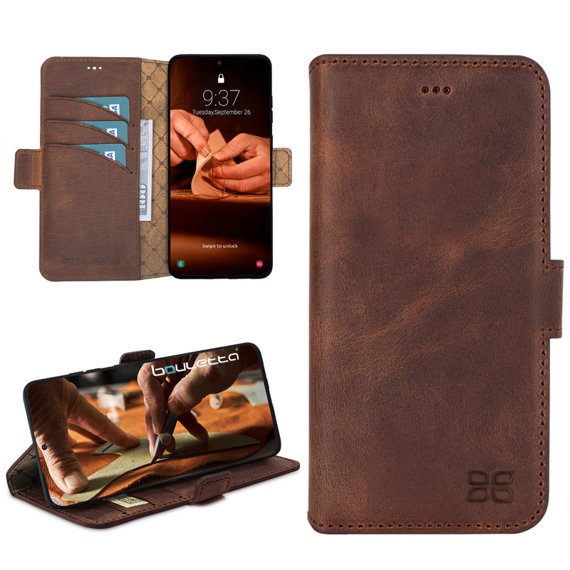 Bouletta - Samsung Galaxy S21 - BookCase (Antic Coffee)