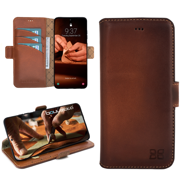 Samsung Galaxy S20 Ultra - BookCase - Burned Cognac