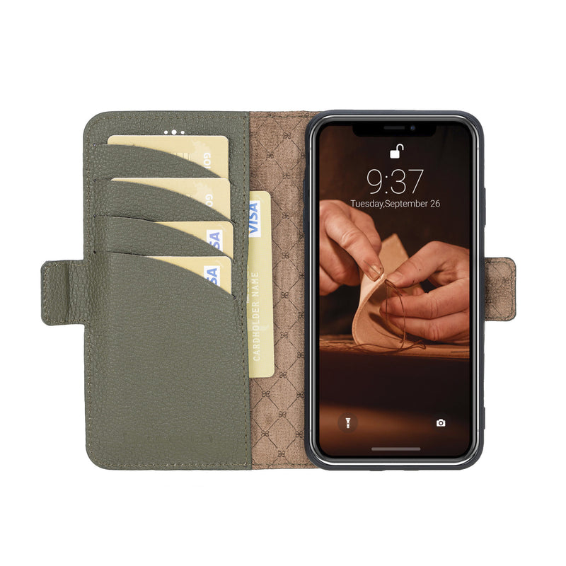 Bouletta - iPhone 11 - BookCase - Floater Green