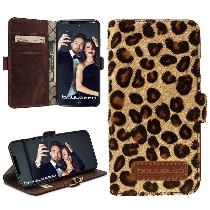 Bouletta - iPhone Xs Max BookCase (Leopard)