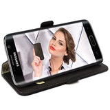Bouletta - Samsung Galaxy S6 Edge WalletCase (Rustic Black)