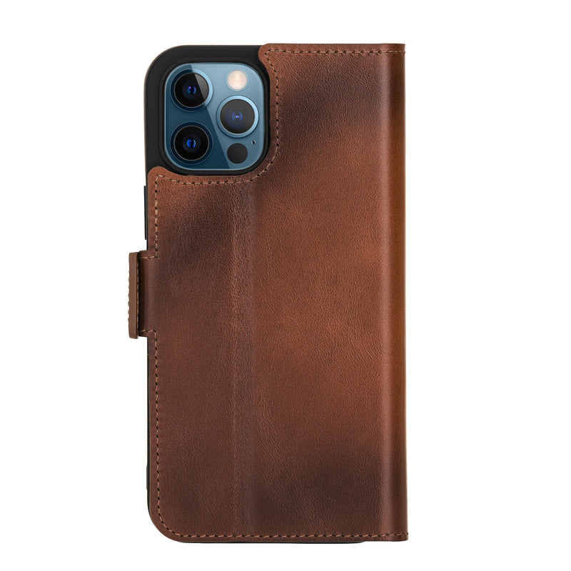 Bouletta - iPhone 12 Pro Max - BookCase - Burned Cognac